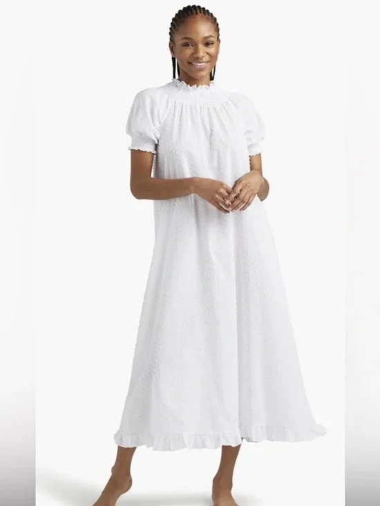 Hill House Caroline Nap dress Swiss dot XS - Picture 2 of 10